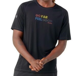 Smartwool Active Ultralite Graphic Short Sleeve Tee Black Size XXL